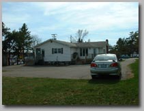 Parking is round the back of the property